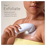 Braun Silk-épil 7 SkinSpa, Epilator with Wide Head for Easy Hair Removal, Wet & Dry, Lasting Smooth Skin, All-in-One Kit, 7-081, White/Silver - Image 3