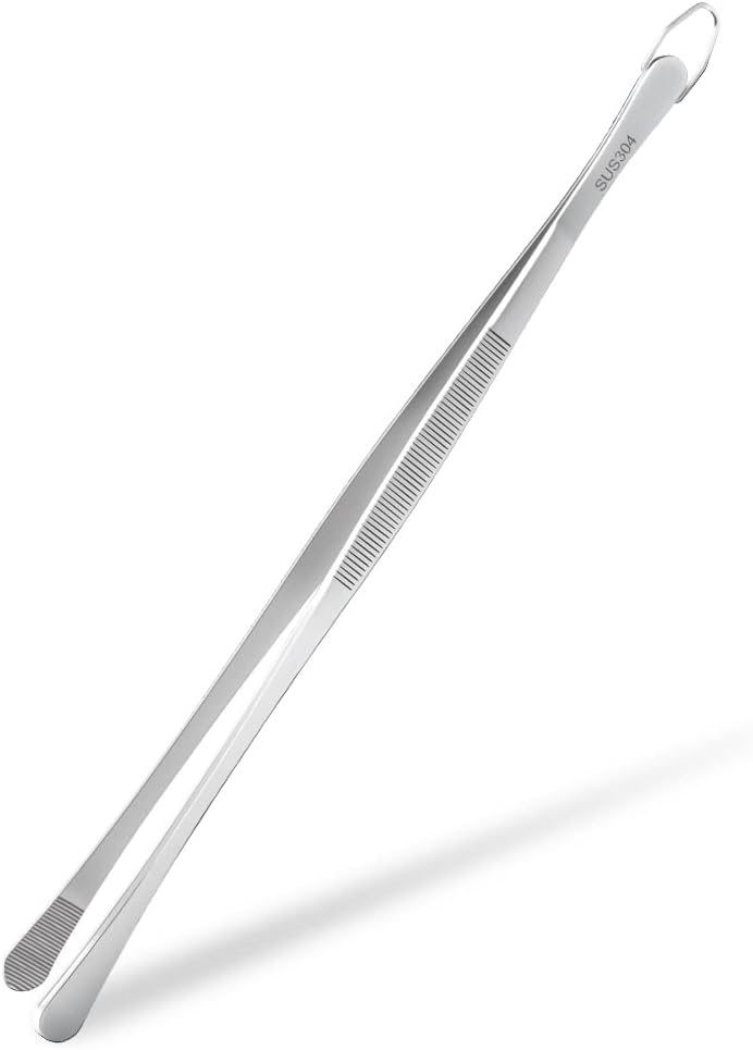 Gutsdoor Kitchen Tweezers Tongs 304 Stainless Steel Food Tongs Chef