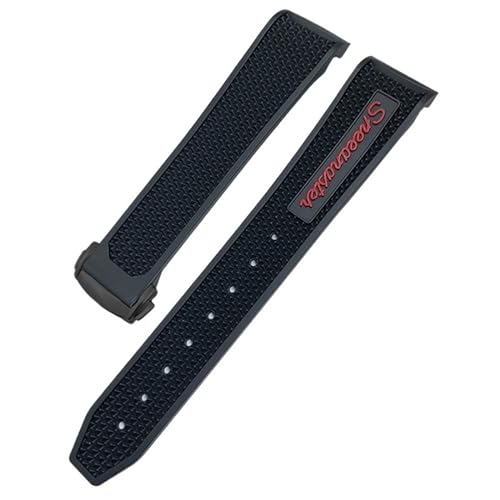 Bracelet montre caoutchouc 21mm souple anti-irritation pour remplacer un bracelet usé