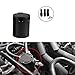 DEDC 1set Bidon d'Huile Réservoir Séparateur Huile Air Filtre 3 Ports en Aluminium - Noir