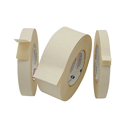Intertape 591/Beig136 591 Double Sided Flat Back Paper Tape: 1" X 36 Yd., Beige #TOP2