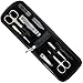 Produktbild DREI SCHWERTER Germany Nagelpflegeset 'Novara' 8-tlg. Maniküre Pediküre Reise Etui Set Nagelset Nagelnecessaire, Stahlinstrumente Markenqualität, Maniküreset Kunst Leder Geschenk Box (0590)