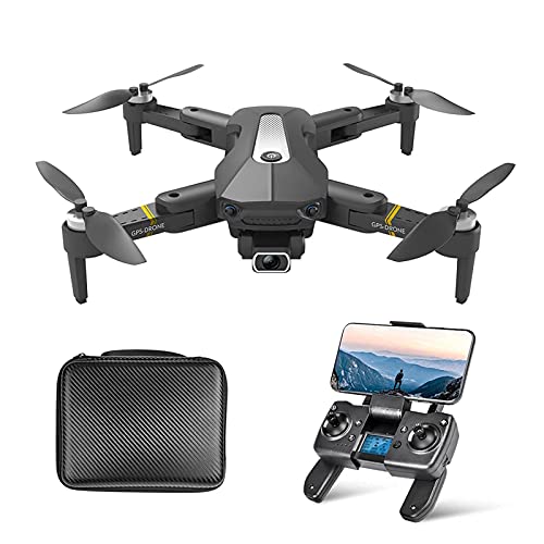 Drones para Adultos 8K HD Cámara Drone, Cámara Gran Angular Profesional 5G WiFi FPV Drone con Cámara Doble Cámara Altura Mantener Drones Juguetes Helicóptero