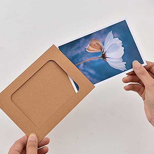 Marcos de fotos de papel kraft de 10 x 15 cm para evitar marcos pesados en paredes 5