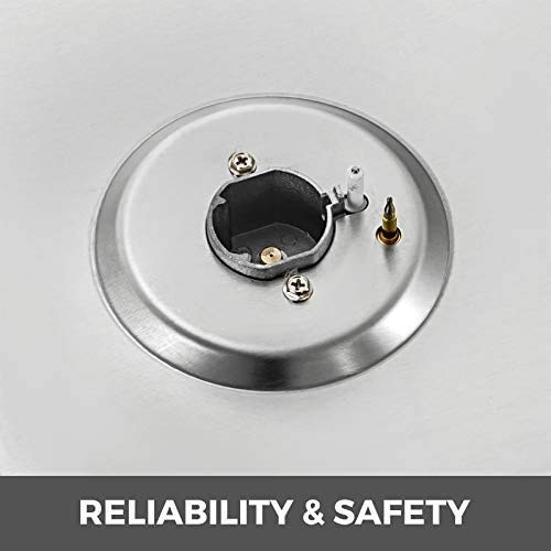 12" Gas Cooktops, 2 Burner Dropin Propane/Natural Gas Cooker, 12 Inch