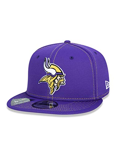 BONE 9FIFTY AJUSTAVEL NFL ON-FIELD COLECAO SIDELINE MINNESOTA VIKINGS ABA RETA ROXO NEW ERA