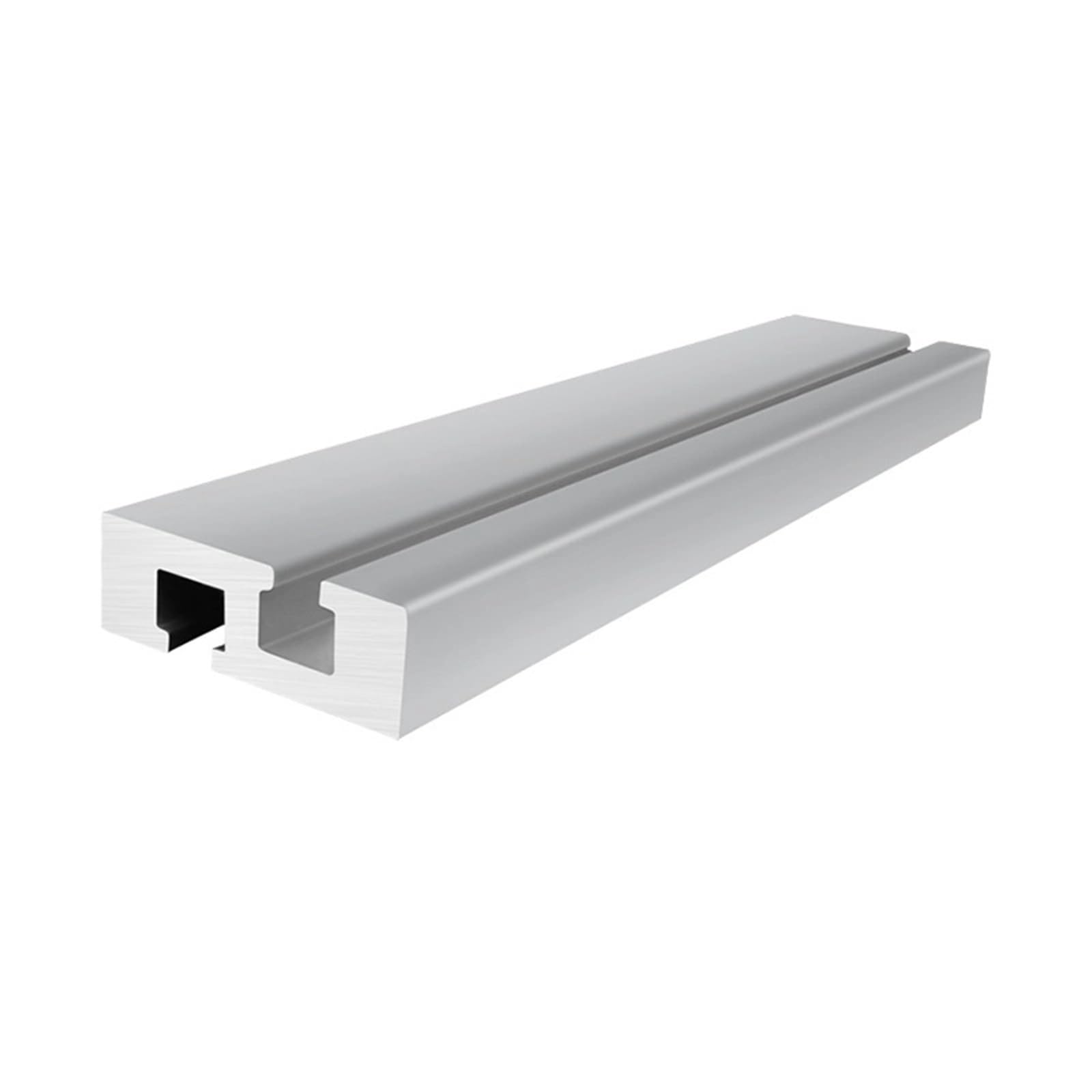 1545 Profili industriali Binario in alluminio estruso anodizzato argento Doppie fessure Sile 15x45mm Telaio di montaggio Telaio fai da te Bordo supporto(800mm)