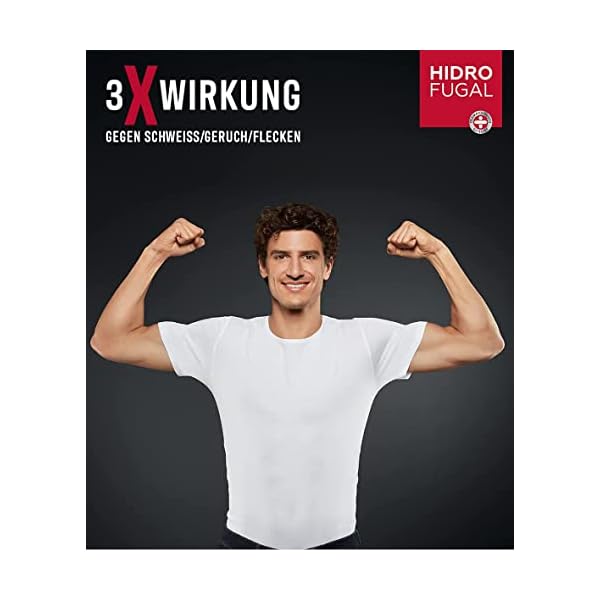 Hidrofugal MEN Stark & Anti-Flecken Spray (150 ml), starkes Deo-Spray gegen Schweiß, Geruch und Flecken, Anti-Transpirant gegen Achselnässe und Körpergeruch – Bild 6