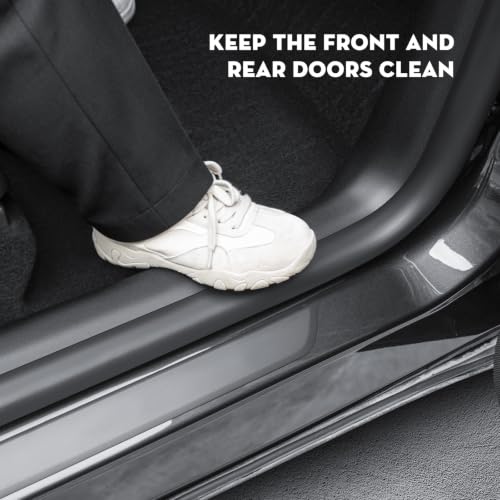 KUNIST 5PCS Door Sill Protector for Tesla Model YL Door Entry Guard (Black) by KUNIST - Used condition - Image 3