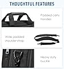 EMPSIGN Laptop Bag 17.3 Inch Laptop Briefcase for Men Expandable Water Repellent Shoulder Messenger Bag Laptop Case Computer Bag for Work Business, Black #5
