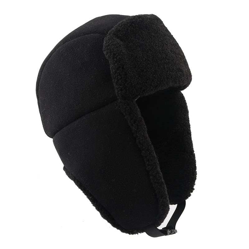 Gorro de Invierno Térmico Sombrero Hombres Mujeres Cálido Invierno Bomber Sombreros Orejeras Polar Fleece Lana Piel Orejeras Nieve Sombrero de Aviador para Esquiar Deportivas al Air