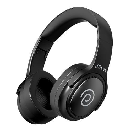 pTron Studio Pro w/ 65Hrs Playtime, Wireless Over Ear Headphones ...