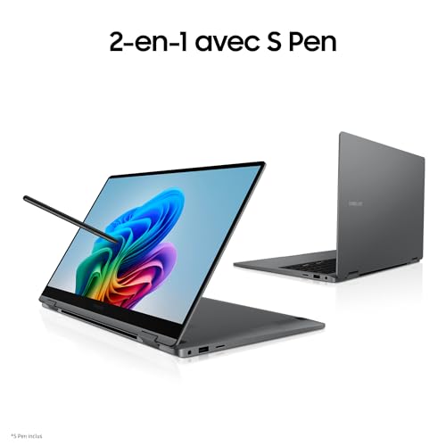 PC Portable Samsung Galaxy Book5 360 écran tactile 15 6'' FHD Copilot+ Intel Core Ultra 7 RAM SSD - vue 8