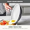 GreenPan Dover Healthy Ceramic Nonstick, 12 Piece Cookware Pots and Pans Set, PFAS-Free, Dishwasher Safe, Comfort Grip Handle, Gray #1