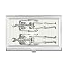 Human Body Structure Skeleton Business Card Holder Case Pocket Box Wallet