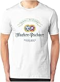 100% Cotton Hacker Pschorr World Beer Distressed Tshirt T Shirt nbsp nbsp Tee nbsp Shirt nbsp DMN T-Shirt Black Men