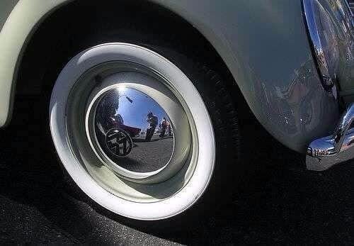 Calota Aço Cromado Com Logo Para Fusca e Kombi Volkswagen Bojuda Volks VW