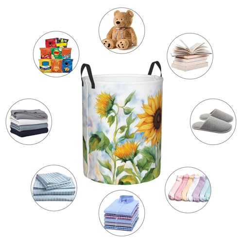 Panier à linge imperméable et pliable avec structure autonome stable