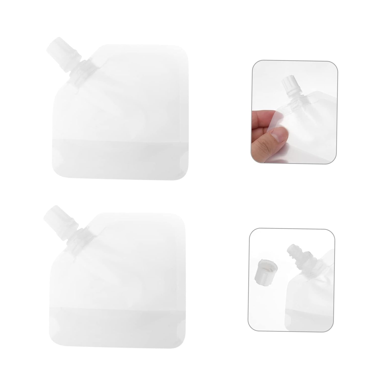 20Pcs 30ml Portable Shampoo Bags PET Leakproof Travel Pouches image 2
