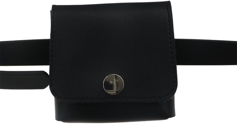 Women Belt Waist Bag with Adjustable Strap, Square Shape Leather Coin Purse, Small Card Bag Waist Packs Bag Accessories - Image 8