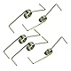 5 Stück sourcing map Metall Spannfeder Bronze Ton Stahl Druckfeder Gartenschere Zubehör Werkzeug Wagenheber Hydraulischer Griff Verdickung Torsionsfeder Ersatzteile Autoreparaturwerkzeug Teile
