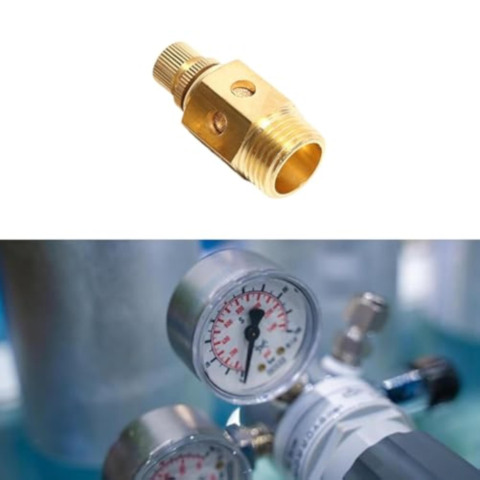 High Performance Brass Exhaust Air Muffler