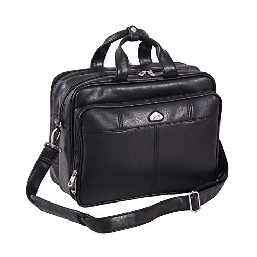 Pasta Bolsa Executiva Preta Impermeável em PVC P/Viagem, Trabalho, Faculdade, Documentos e Notebook