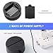 VIHOSE 36 Sets 3D Night LED Light Base Including 36 Square Acrylic Light Base 36 Clear Blank Acrylic Sheets 36 Remote Controls 36 USB Cable Adjustable 16 Colors 4 Modes for DIY Craft Room Bar Office