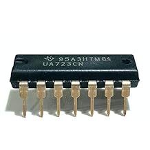 Juried Engineering UA723CN UA723 Direct Replacement for LM723CN LM723 Adjustable Voltage Regulator IC 2-37V DIP-14 IC Breadboard-Friendly Pack of 5