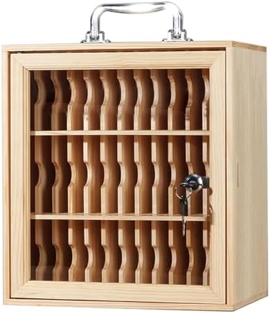 36 Slots Cell Phone Locker with Handle - Secure Storage Cabinet for Classroom, Office, Gym & Exam Use - Ideal for Swimming & Events - Durable and Convenient