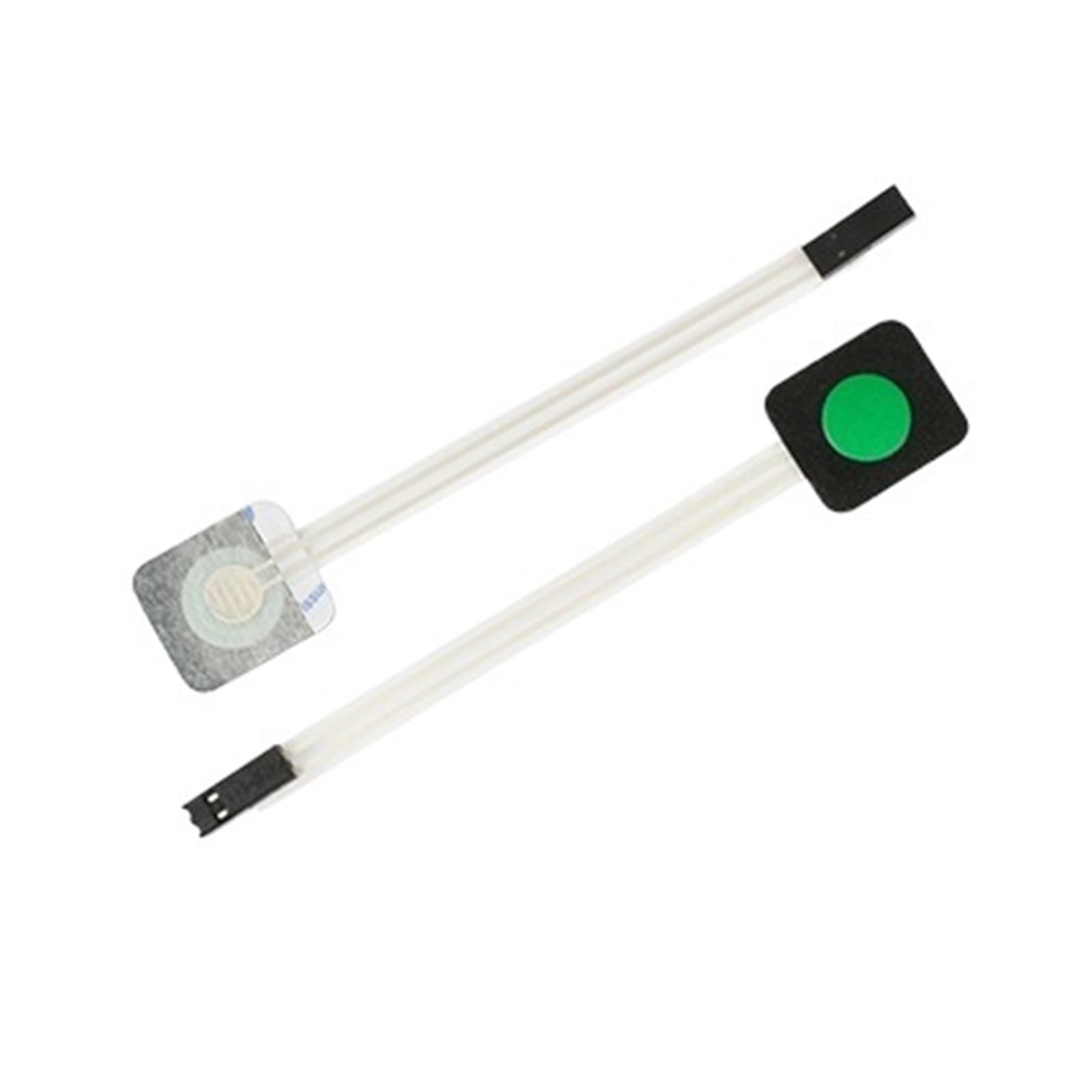 Teclado de membrana de 1 tecla verde para paneles de control y domótica (5 piezas)