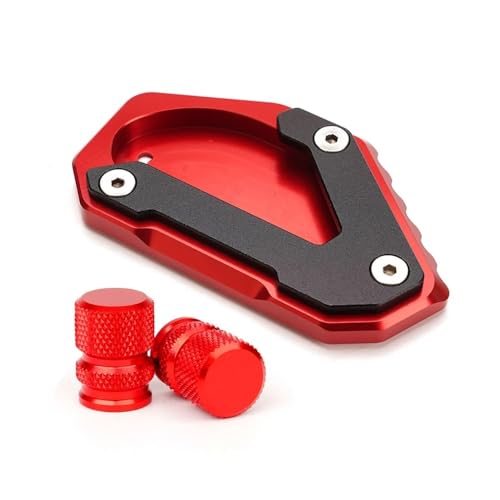 Plaque support béquille VSTROM DL650 anti-enfoncement pour moto chargée