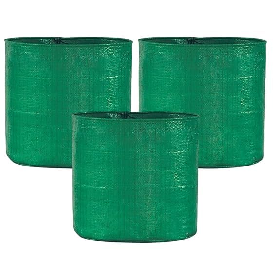 MAHIRA HDPE Poly UV Protected Round Nursery Plants Grow Bags 24x24 Inch Pack of 3, Green Color Suitable for Terrace and Vegetable Gardening (B0DB2G27R8) Amazon Price History, Amazon Price Tracker