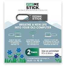 StartMeStick - Breathe a New Life Into Your Old Computer, Plug-in Operating System, Unlimited Use on Unlimited PCs and Macs for 2 Years
