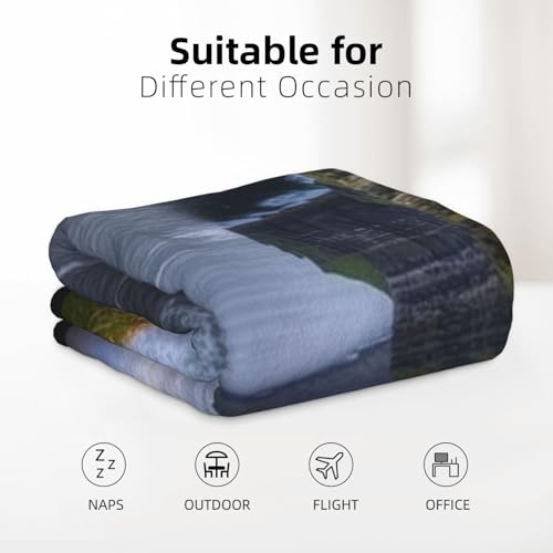 Couverture imprimée Outdoors en flanelle douce supérieure double face - 6