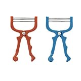 Milisten Gesichtshaarentfernung Frühling Epilierer Frühling Gesicht Haar Rasierer Handheld Threading Schönheit Werkzeug Gerät Gesicht Haarentferner für Männer Frauen (Zufällige Farbe)