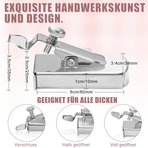 AXGG 14 Stück Magnetische Nahtführung, Nähmaschinen Zubehör mit 1 Magnetische Nahtführung,4 Nähklammern,4 Spulen Nähmaschine,4 Nadeleinfädler und 1 Skalierbar Nahttrenner