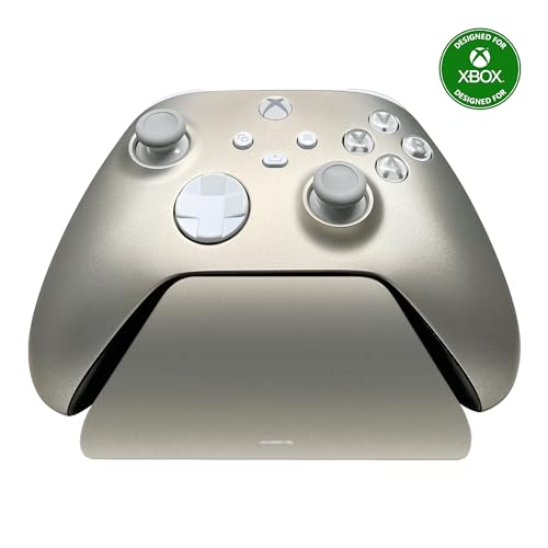 Image of Razer Universal Quick Charging Stand for Xbox Series X|S: Magnetic Secure Charging - Perfectly Matches Xbox Wireless Controllers - USB Powered - Lunar Shift (Controller Sold Separately)