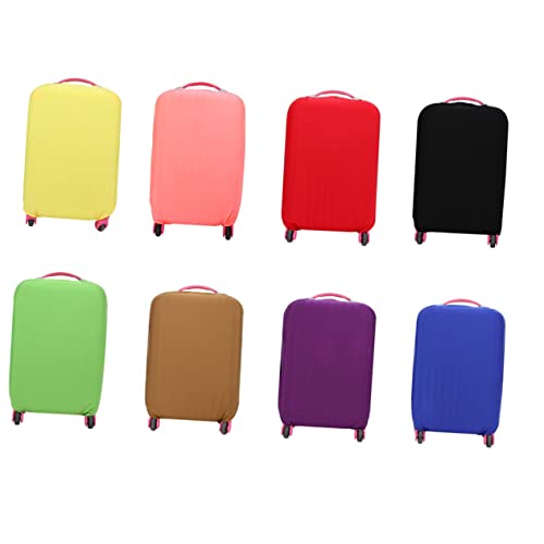 MUCKLILY Cubierta de Equipaje Elástica Roja Protector de Antipolvo y Antiarañazos de Viaje Maletas de Cabina