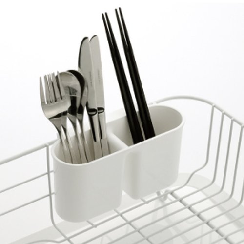 Risu Dish Rack Steel White #TOP4