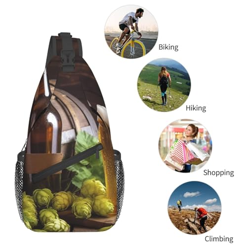 Morrales de Senderismo tipo Sling para Hombre y Mujer Negro miniatura 5