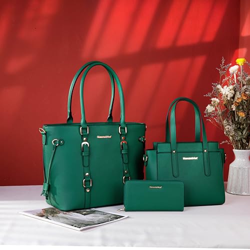 Image of Montana West 3PCS Purses for Women Tote Bag and Wallet Set Shoulder Satchel Handbags
