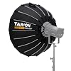 TARION Quick Release Parabolic Softbox - Bowens Mount Softbox with Diffusers/Honeycomb Grid/Carrying Bag for Live Streaming, Photography, Videography (Parabolic 35.4/90cm)