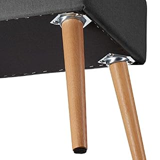 TecTake Banc avec Coffre de Rangement Banquette Aspect Lin Pieds en Bois Design Moderne – Diverses Couleurs (Gris Foncé) - Les Beatles, Paul McCartney, John Lennon, RIngo Starr, George Harrison TecTake Banc avec Coffre de Rangement Banquette Aspect Lin Pieds en Bois Design Moderne – Diverses Couleurs (Gris Foncé) – Image 7