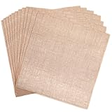 12 Pcs 20 x 20'' Burlap Squares Multipurpose Natural Burlap Fabric - for Decorations, Crafts, Home, Weddings, Table Linens, Landscaping, Plants & Tree Covering
