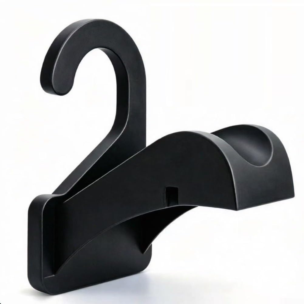Sawhamale Pool Hose Support Bracket Plastic Weatherproof Swimming Pools Pipe Support Holder Non Slip Above Ground Pools Hose Holder for 0.95-1.5 Inch Hoses Prevents Kinks and Sagging(Black)