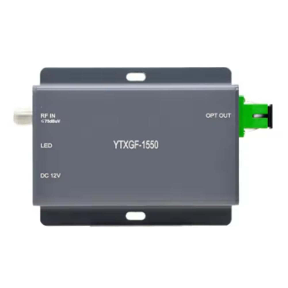 1550 Nm FTTH CATV Mini Transmisor de Fibra de Vidrio SC/Conector Potencia de Salida Óptica 10 MW Enchufe UE