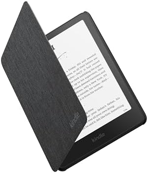 Amazon Kindle Paperwhite and Kindle Colorsoft Case, Lightweight and Water-Safe, Foldable Protective Cover - Fabric - 5