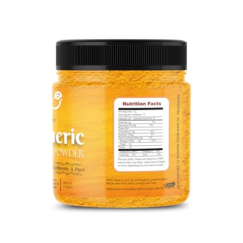 Organic Forever Natural Turmeric Powder (Haldi) 250g | High Curcumin & Natural Oils Retained | Pure, Fresh & Premium | Antioxidant & Anti-Inflammatory - Image 4