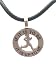 Runner Girl Mantra Charm Necklace - Jewelry by Run Inspired Designs - Style: If It Is To Be It Is Up To Me